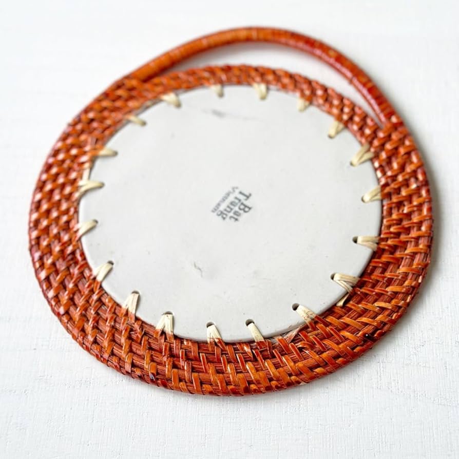 Amazon.co.jp: ベトナムのバッチャン焼き 花柄の鍋敷き/壁飾り Amazon.co.jp: ベトナムのバッチャン焼き 花柄の鍋敷き/壁飾り