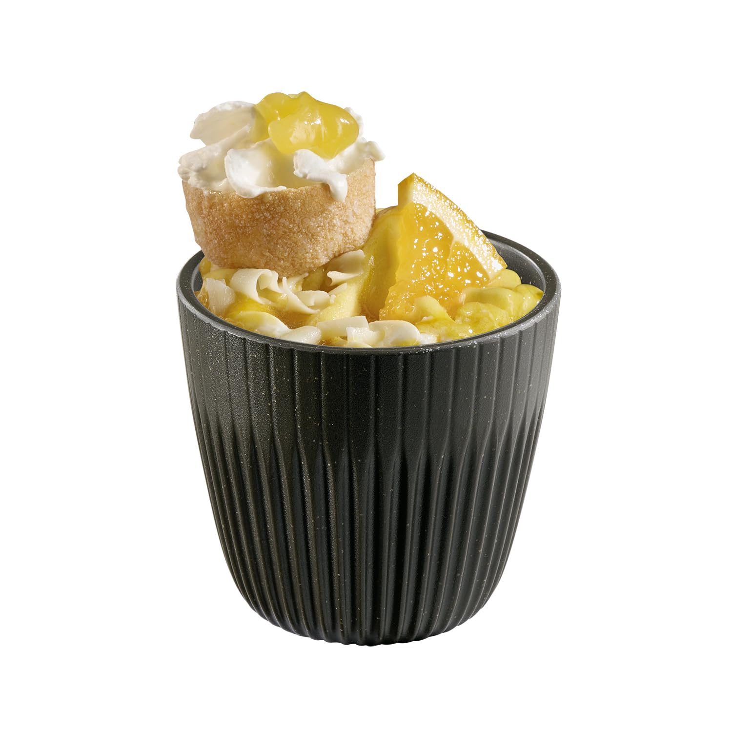 APS 85332 - Juego de 6 cuencos para salsas (7 cm de diámetro, 6,5 cm de altura, 90 ml, melamina, antracita)
