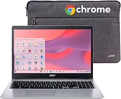 acer Notebook Chromebook 315 Para Estudantes E Empresas - Tela Hd De 15,6', Processador Intel Celeron Dual-Core, 4 Gb Ram, 64 Memória Emc, Bateria Com Duração Até 12,5 Horas, Wi-Fi, Bluetooth, Chrom
