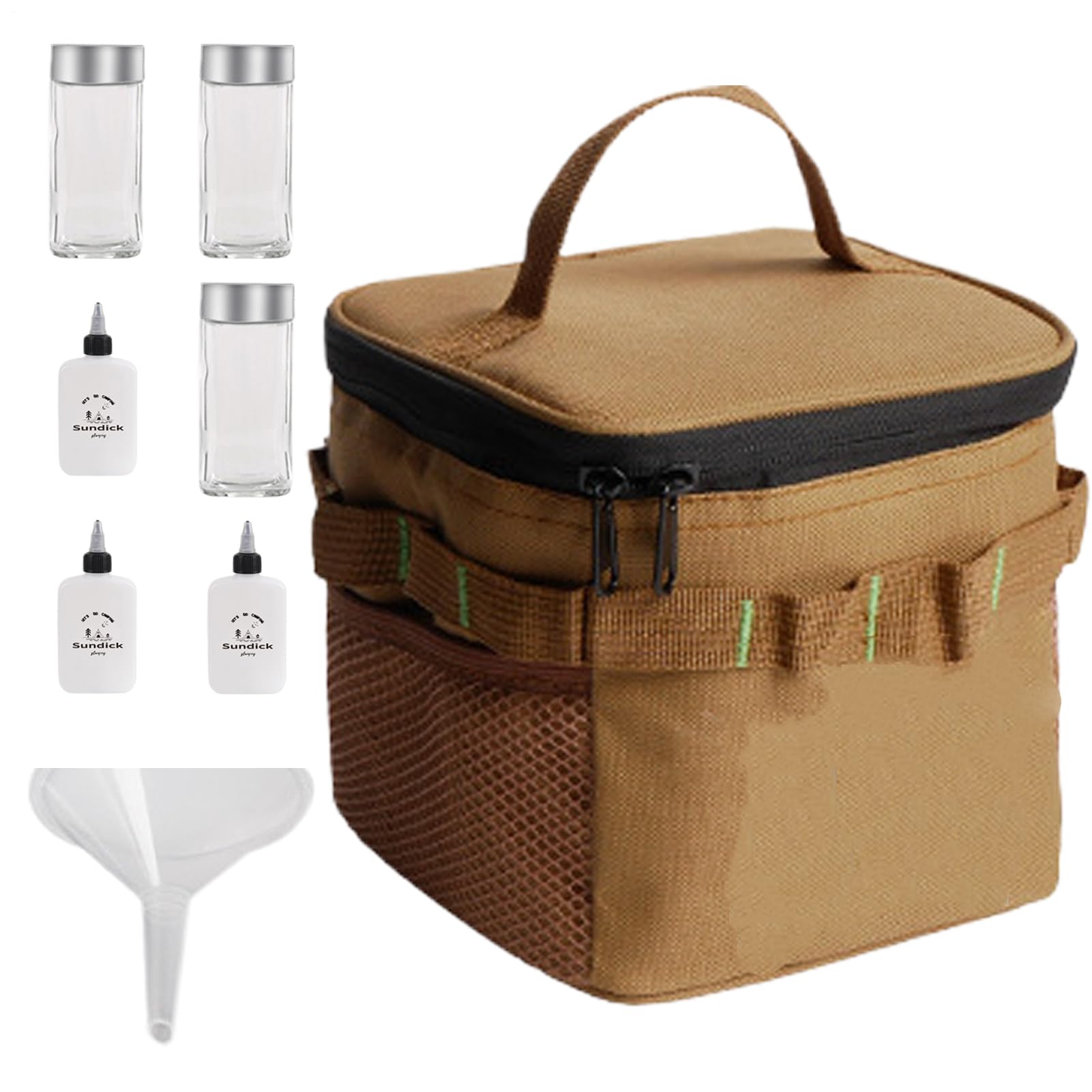 Contenedor para Especias de Camping Set Organizador Impermeable Para 6