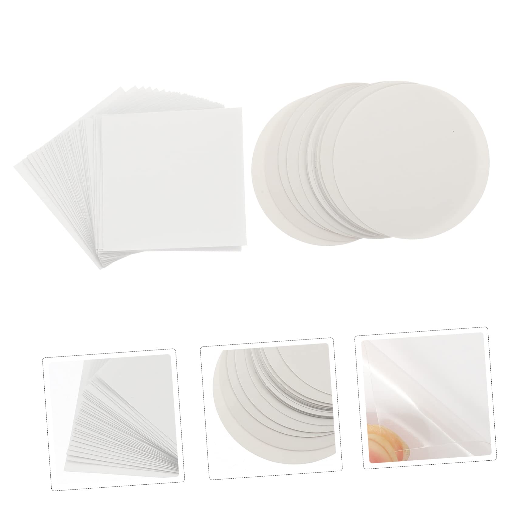 BESPORTBLE 60 Pièces Patch Piscine Patch De Réparation Étanche Patch De Réparation De Piscine Gonflable Patchs De Piscine pour Piscines Hors Sol Kit d'eau mais Plastique Piège Autocollant