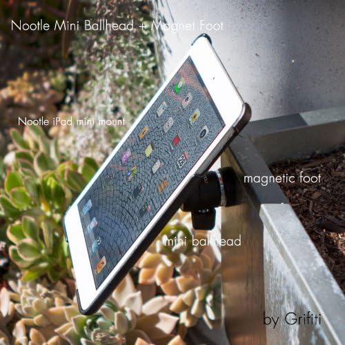 Miniatura 8 de GRIFITI Nootle - Cámara magnética con mini soporte de bola para cámaras, cámaras de video, soportes para teléfono, proyector, accesorios de montaje