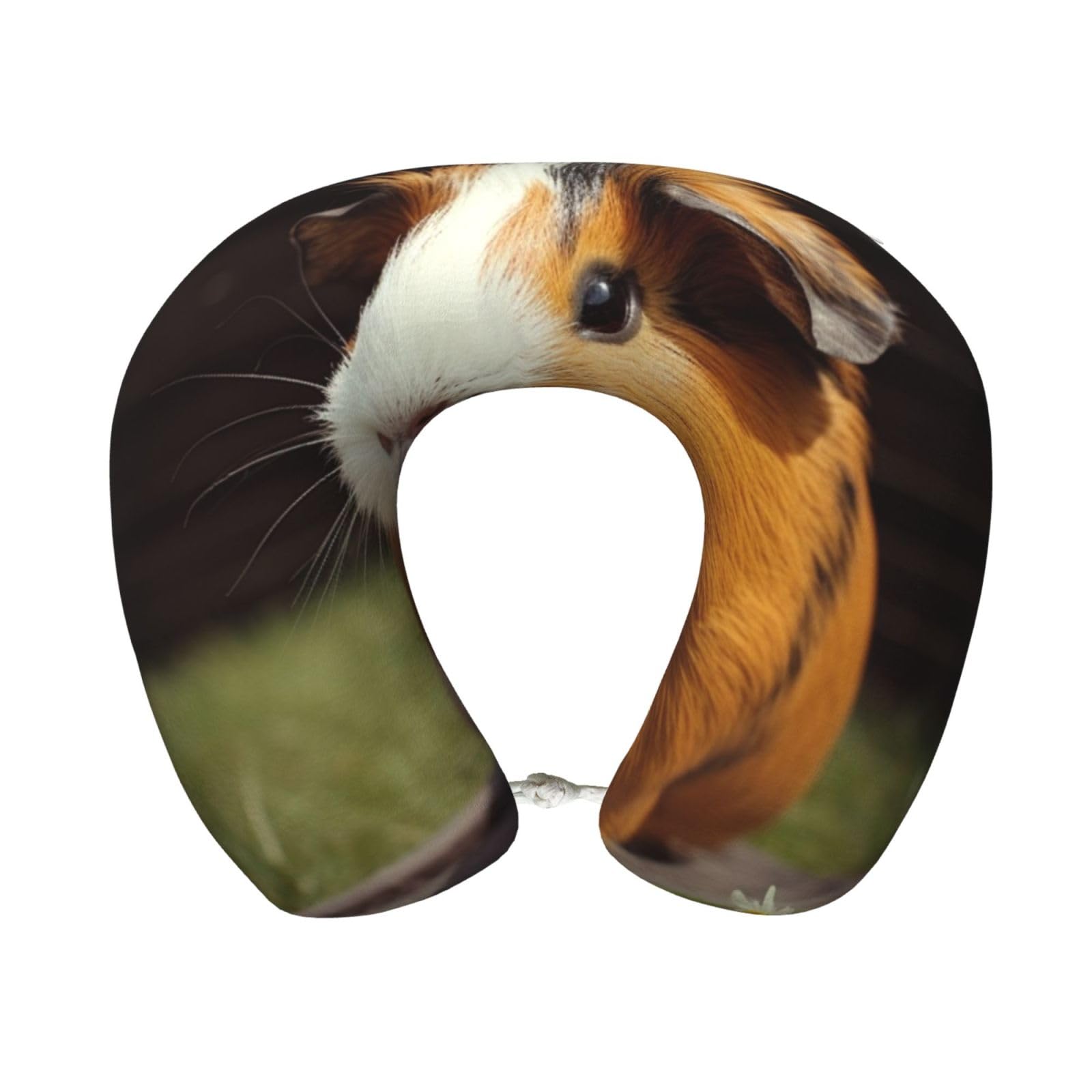 FekiLoot Travel Pillow for Sleeping, Smiling Travel Neck Pillow Comfortable U Shape Memory Foam Neck Rest Support Portable Travel Accessories Suitable for Airplane Car Office