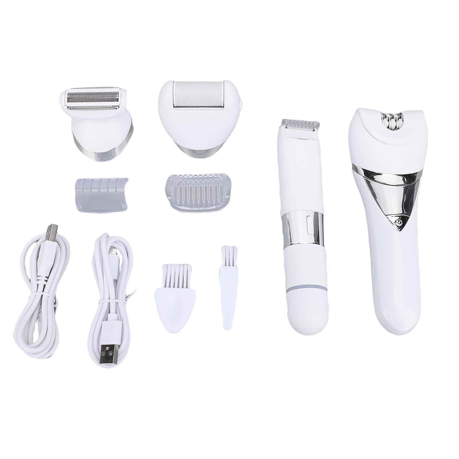 Yinhing Elektrischer Körperhaartrimmer für Frauen Epilator Fußschleifer USB