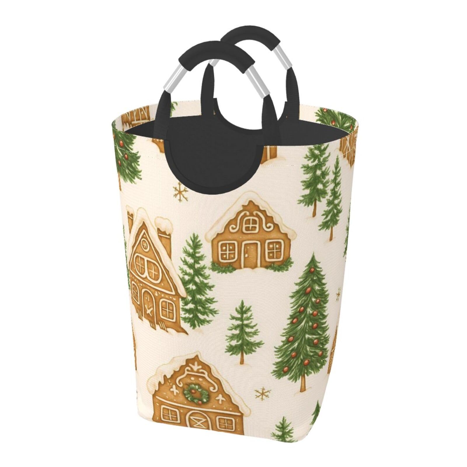 Panier à linge pliable imperméable grand format bac de rangement linge de Noël en tissu