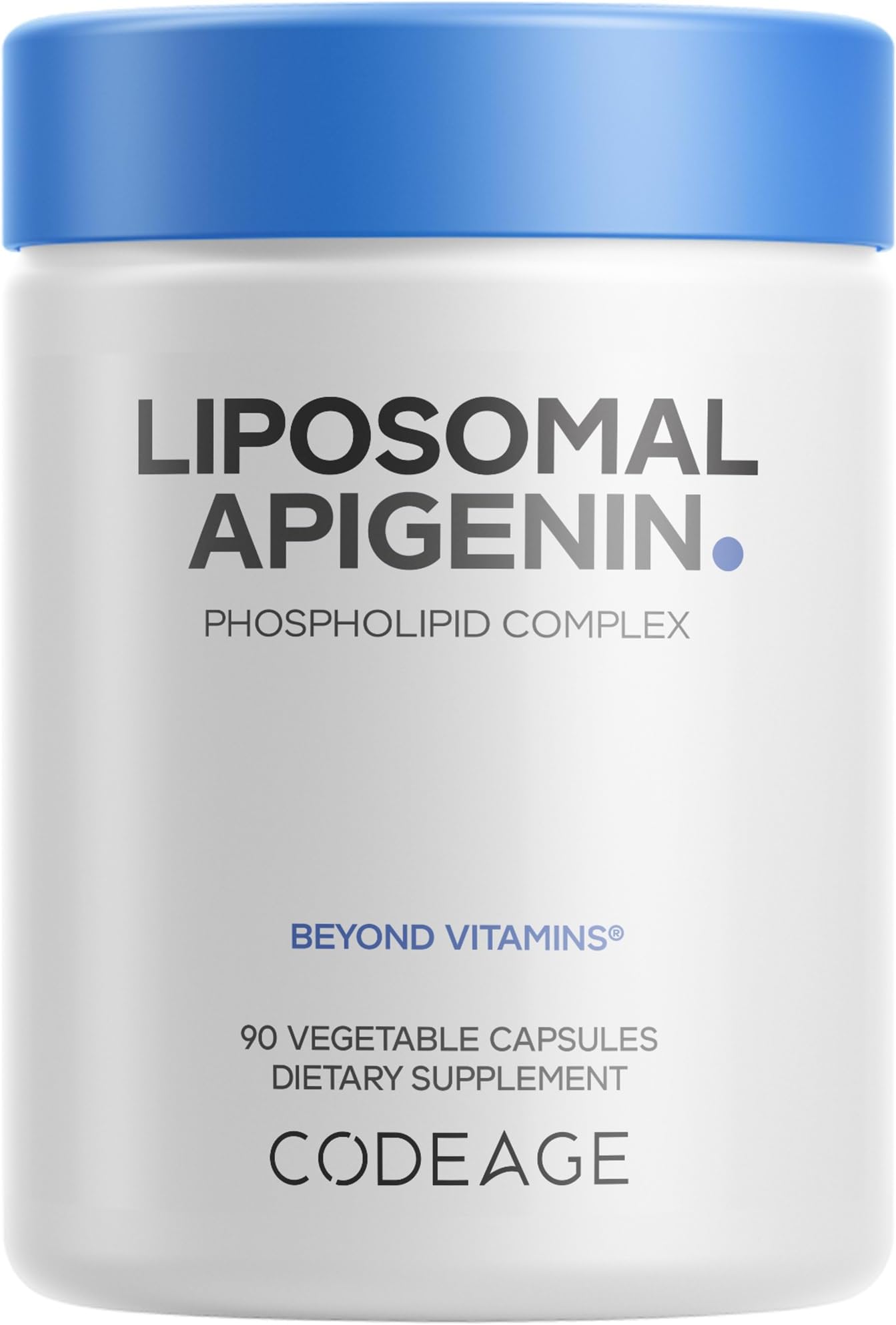 Codeage, Liposome-Apigenin, Phosphor Lipid Complex, 90 Vegetable Capsules (50 mg per capsule)