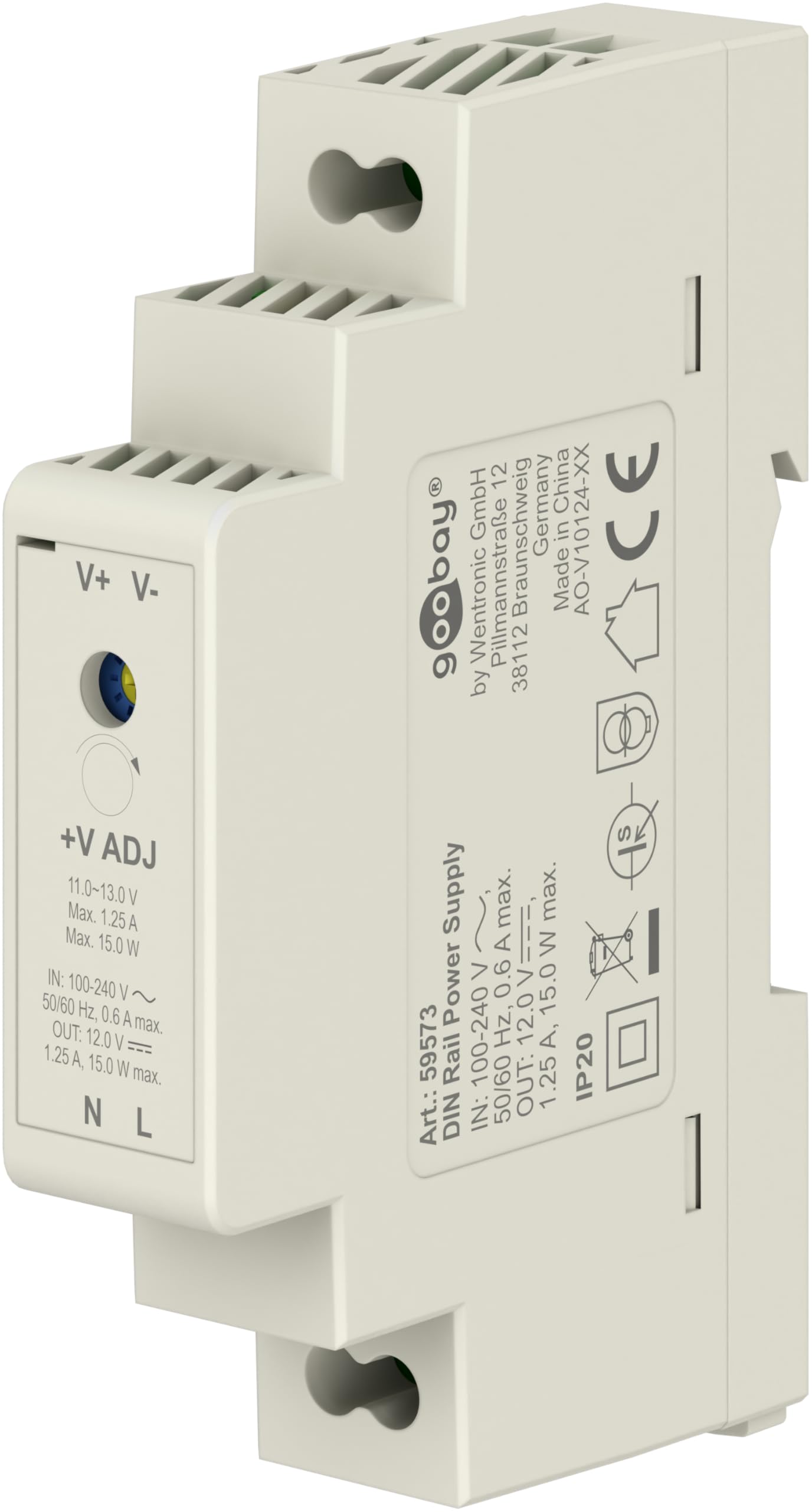 Goobay 59573 Hutschienen Netzteil 12V