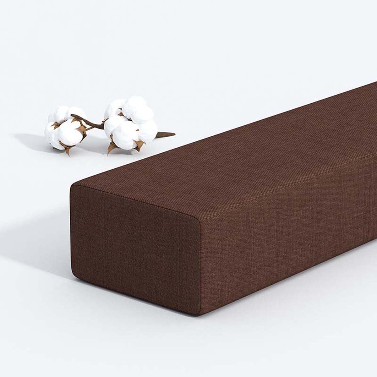 Custom Size Long Bed Gap Filler, Close the Gap Between Headboard Wall or Foot Board for Single/Double/King Bed, Rectangle Mattress Support Bolster Thick Armrest Pillow