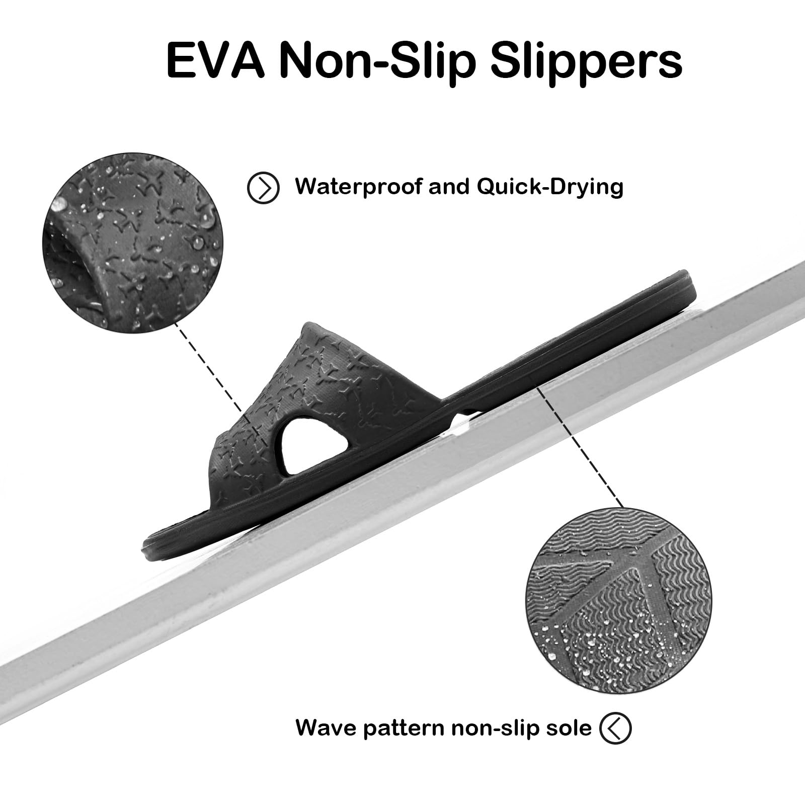 Anmerl Ciabatte da Viaggio per Donna Uomo, Pantofole Estive Pieghevoli Portatili Salvaspazio con Custodia, Sandali da Doccia Morbidi e Comode Antiscivolo Asciugatura Rapida per Spiaggia Piscina Hotel