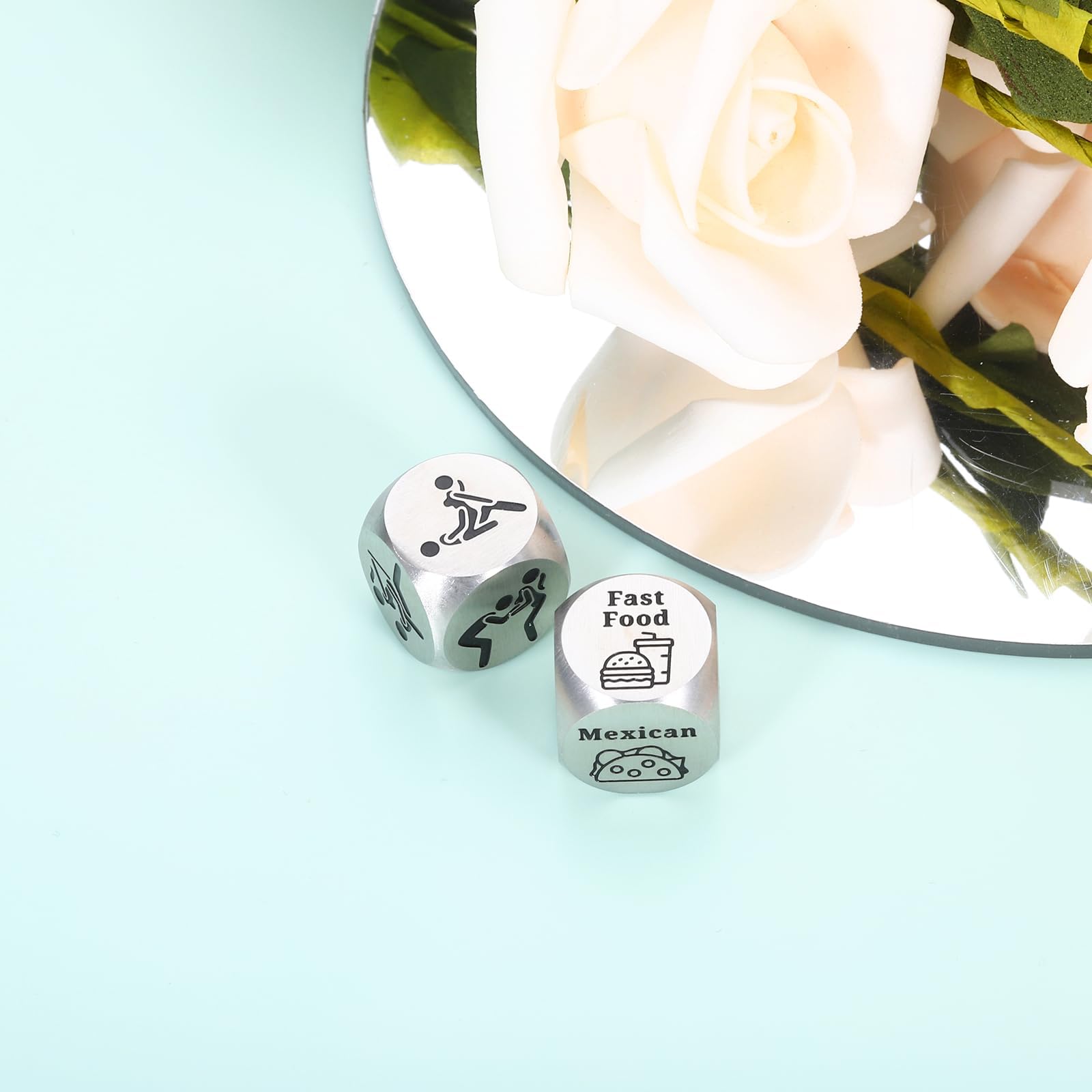 Sexy Position Dice for Husband Valentines Day Gift for Men Adult Games for Couples Date Night Valentines Day Gifts for Couples Game for Adults Naughty Date Night Dice Gift Ideas for Husband Wife 2 Pcs