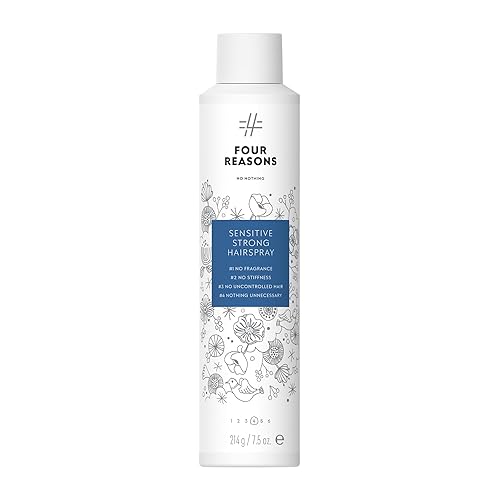 No nothing Laca para el cabello fuerte muy sensible, sin fragancia, espray de peinado fuerte y acabado, hipoalergénico, sin perfume, 9 onzas, KC