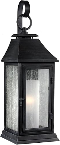 Feiss OL10600DWZ - Farol de pared para iluminación de patio al aire libre, bronce, 1 luz (7 pulgadas de ancho x 17 pulgadas de alto) 75 vatios disponible en Yaxa Venezuela