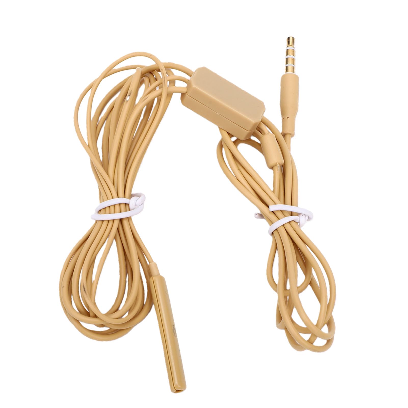 Luqeeg Auricolare Nascosto 108B, Auricolare Wireless con Laccio da Collo, Batteria a Lunga Durata, Colore della Pelle Leggero, Ideale per la Sicurezza