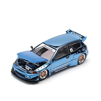 Amazon | POP RACE 1/64 パンデム シビック EG6 ブルークロム