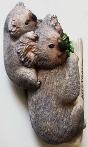 Miniatura 3 de WitnyStore Pequeño Koala Mamá y Bebé Animales australianos Australia y Oceanía Atracciones Turísticas Resina Refrigerador Imán Viajero Recuerdo