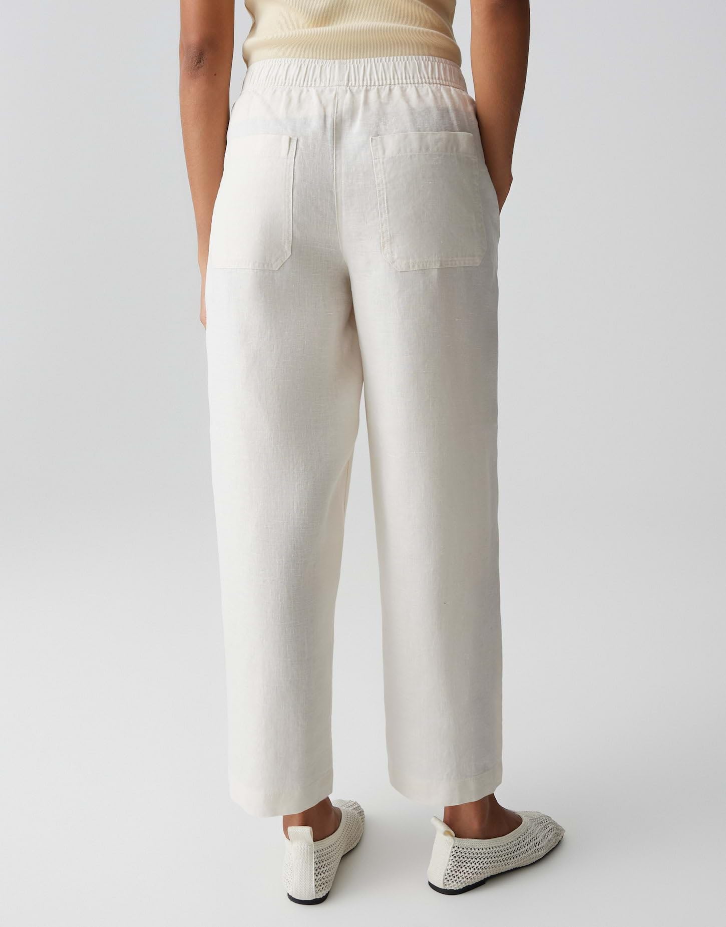 OPUS Damen City Pants | MYHA Linen Relaxed Barrel Fit aus reinem Leinen