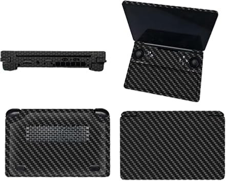 For GPD Win Mini 2025 Handheld Game Console protective film, frosted protective film sticker, scratch-resistant and wear-resistant, perfect fit, can be pasted repeatedly, Carbon fiber black