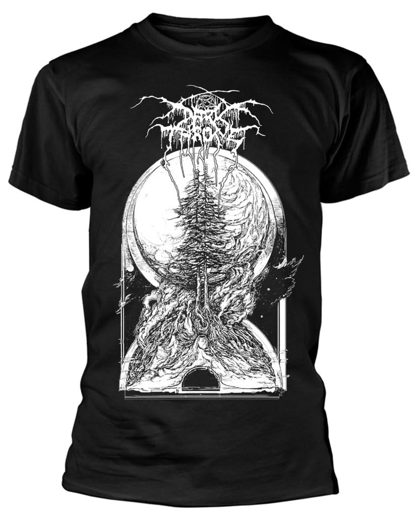 Razamataz Unisex Black Darkthrone 'Lone Pines Of The Lost Planet' Short Sleeve T-Shirt (Uk, Alpha, Xxl, Regular, Regular, )