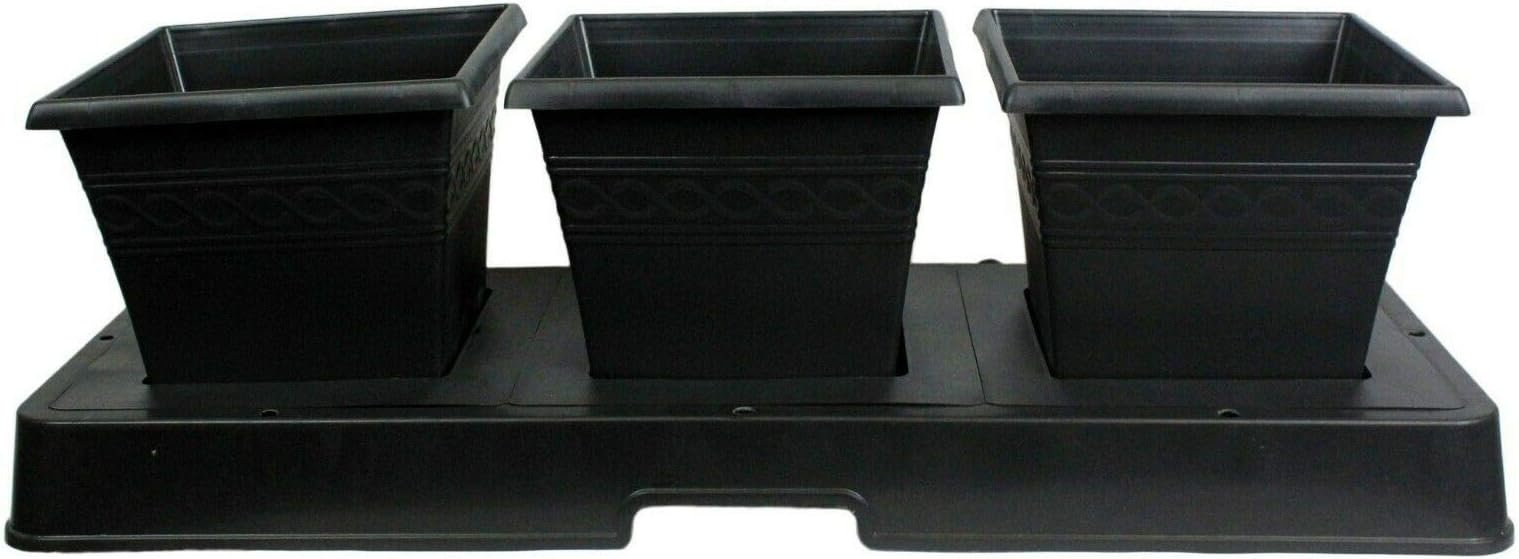 3 Pot Grow System Kit Hydroponics AutoPot Automatic Self Watering Pots