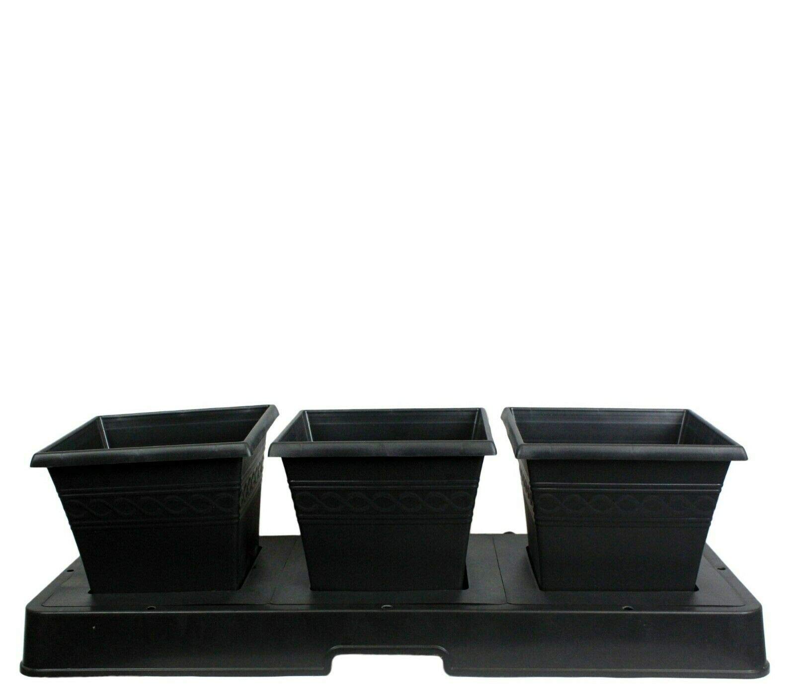 3 Pot Grow System Kit Hydroponics AutoPot Automatic Self Watering Pots