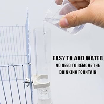 Amazon | TUUWAI ペット給水器 鳥給水器 鳥 水飲み フィーダー