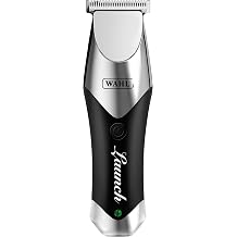 Wahl Professional Launch Trimmer, Cordless Compact 6000 RPM Rotary Motor, Wide Detachable T-Blade, 2 Hour Runtime