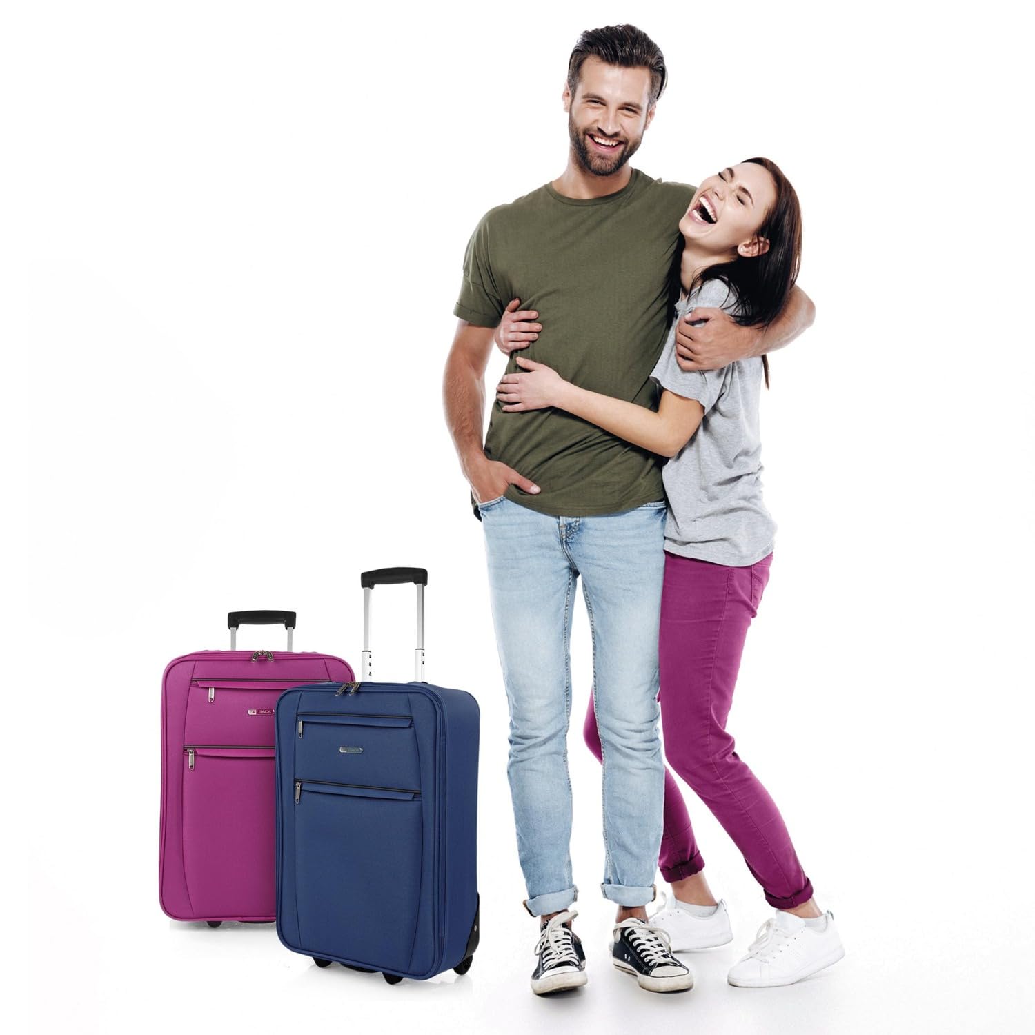 Maletas De Viaje Cabina 55X40X20 Material EVA ligero, Trolley Con Ruedas Ma