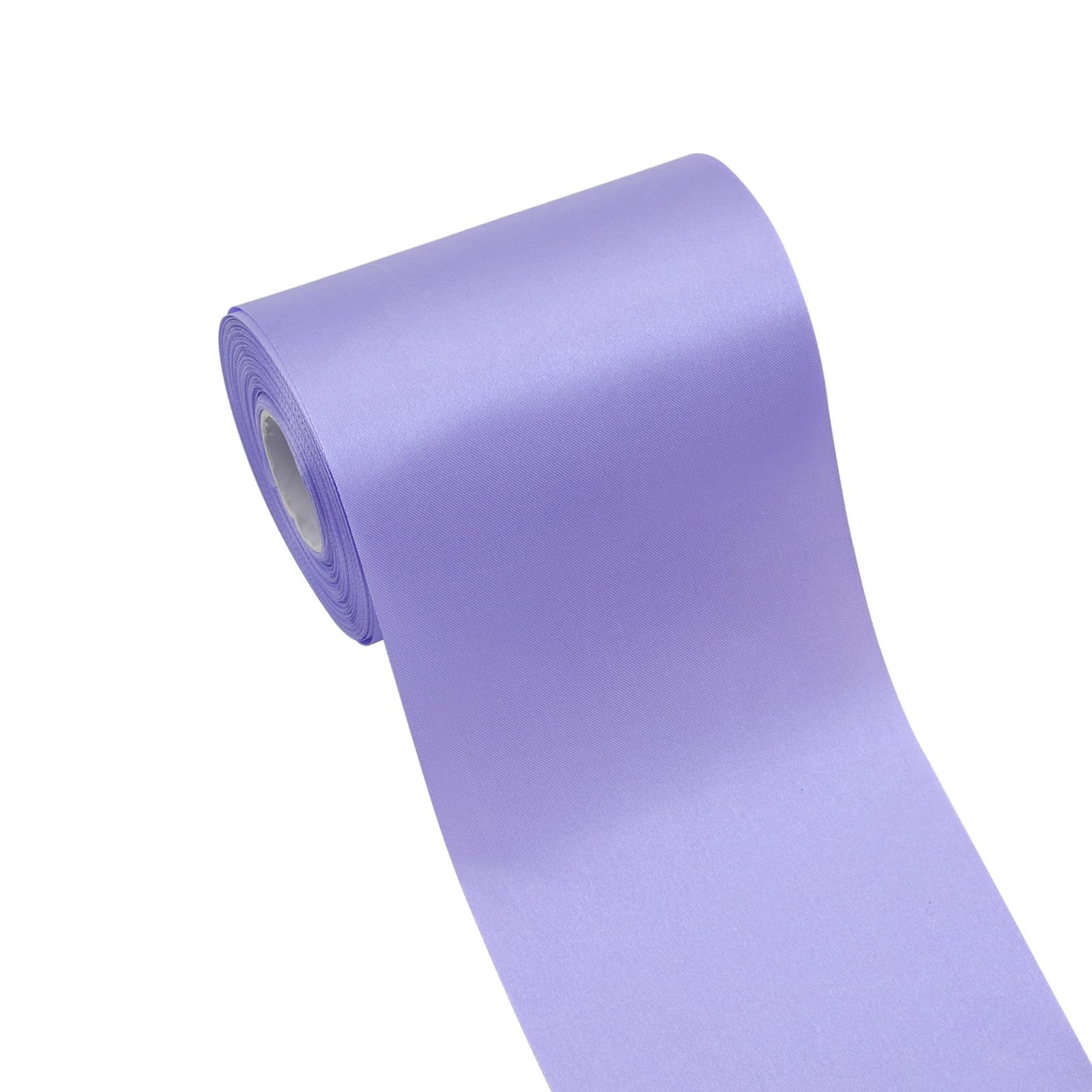 Snapklik.com : Light Purple Satin Ribbon 4 Inch 25 Yards Fabric Large ...