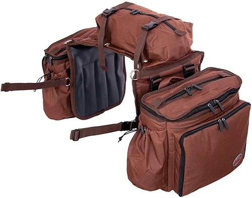 Miniatura 5 de Reinsman Bolsa de sillín de lujo aislada a prueba de fugas con bolsa de cantle adicional y correas