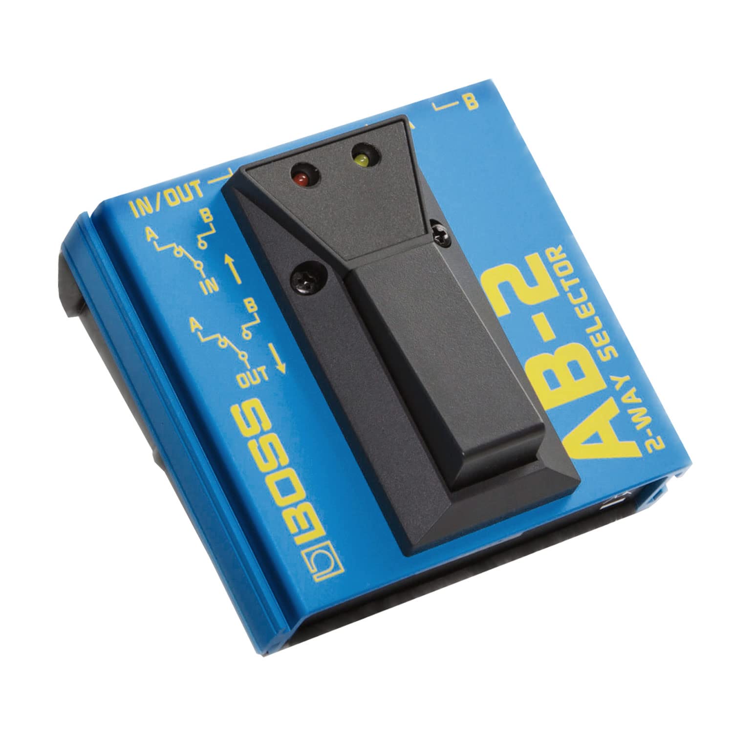 Boss Interruptor AB-2 A/B de 2 vías con interruptor selector de pie + cable jack keepdrum