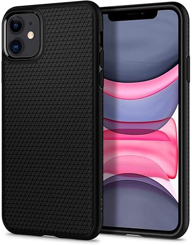 Vista 227 de Spigen Liquid Air - Funda diseñada para iPhone 13 Pro Max (2021), color negro mate