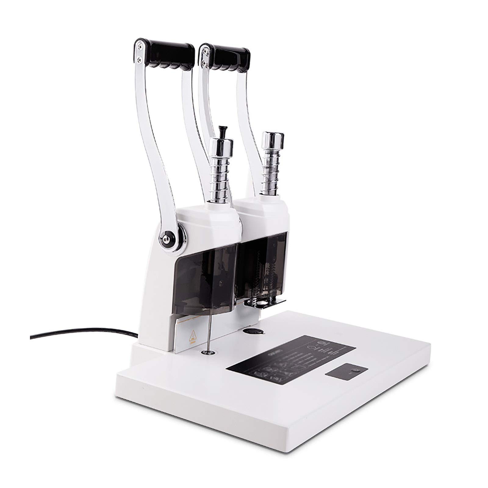 Accessori per Ufficio, rilegatrice Rilegatrice finanziaria Manuale Professionale Rilegatrice per Voucher Rilegatrice per Tubi rivettanti a Caldo (Color : White, Size : 39.8x32x43.8