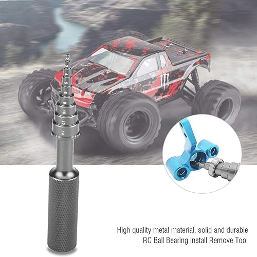 Miniatura 5 de plplaaoo Herramienta de extracción de rodamientos de bolas de coche RC, rodamiento de bolas de helicóptero de coche RC Instalar quitar herramienta