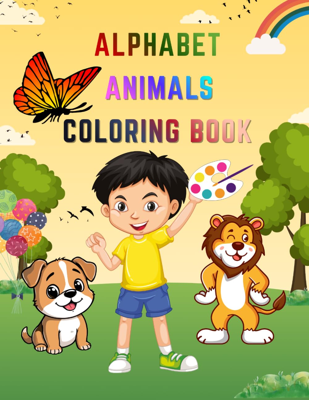 Animal Alphabet Coloring Book