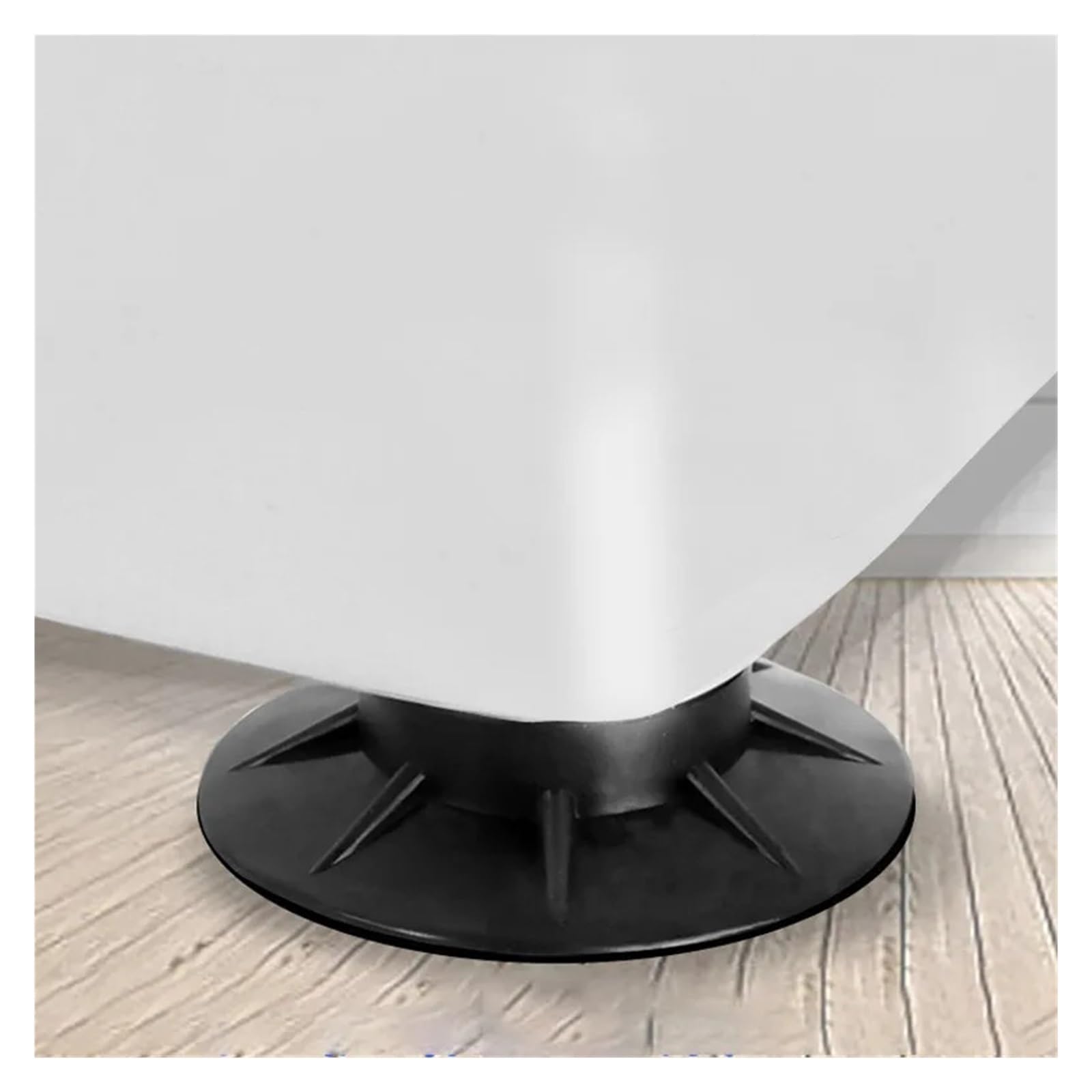 Base per lavatrice Tappetini anti-vibrazione Tappetino in gomma Antiscivolo Ammortizzatori silenziosi Supporto universale for lavatrice, frigorifero, mobili, tappetino for piedi(Black 8pcs)
