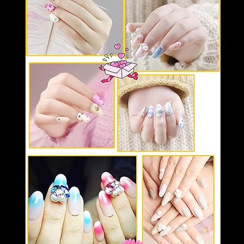 Miniatura 4 de AGCFABS Cuentas sueltas de perlas de imitación ABS, cuentas acrílicas de plástico para hacer joyas, 20 colores (multicolor, 0.551 in* 50 unidades)