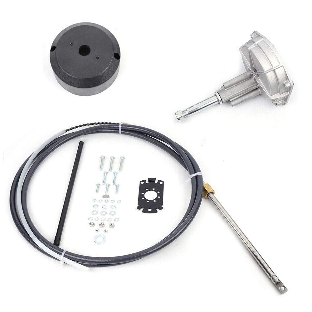 Outboard Rotary Steering System Kit Safe-T Quick Connect Rotary Steering System W/12 Feet Marine 3/4