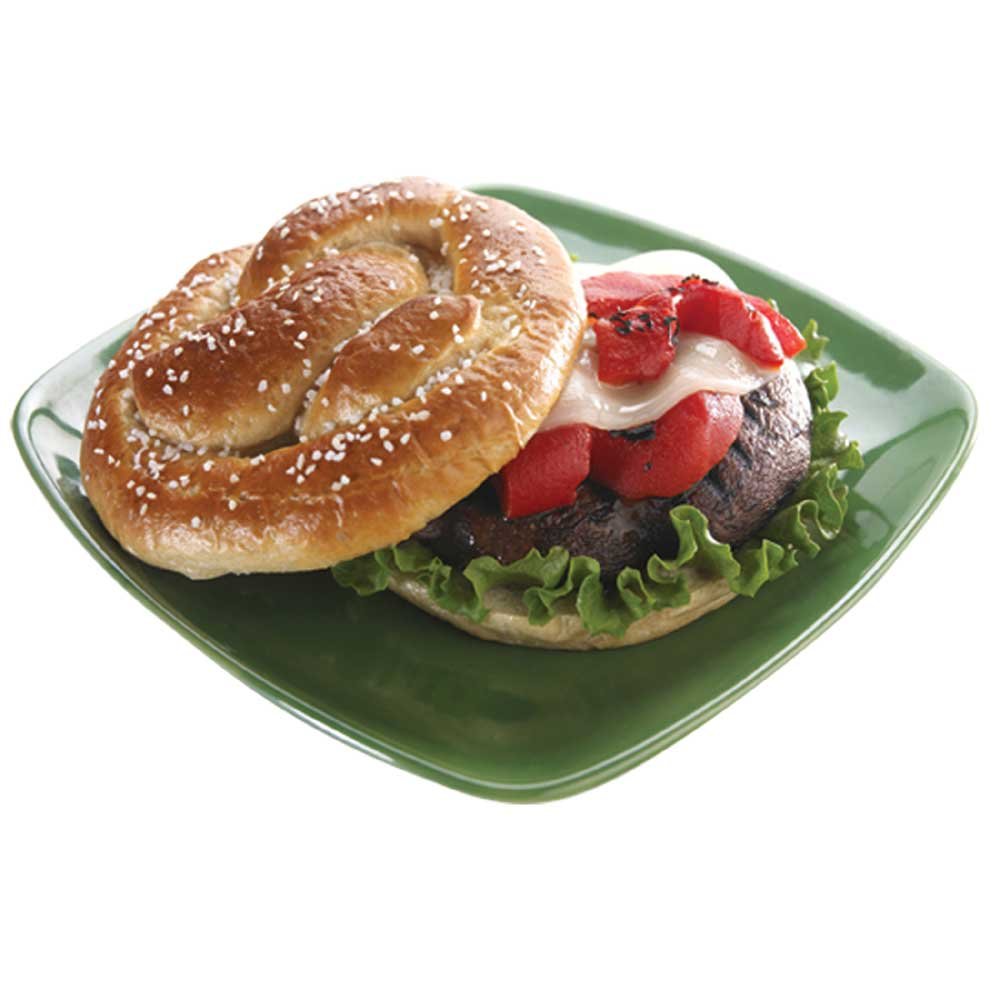Bavarian Bakery Gourmet Pretzel Roll Medium Whole Grain by J and J Snack Foods – Pack of 120