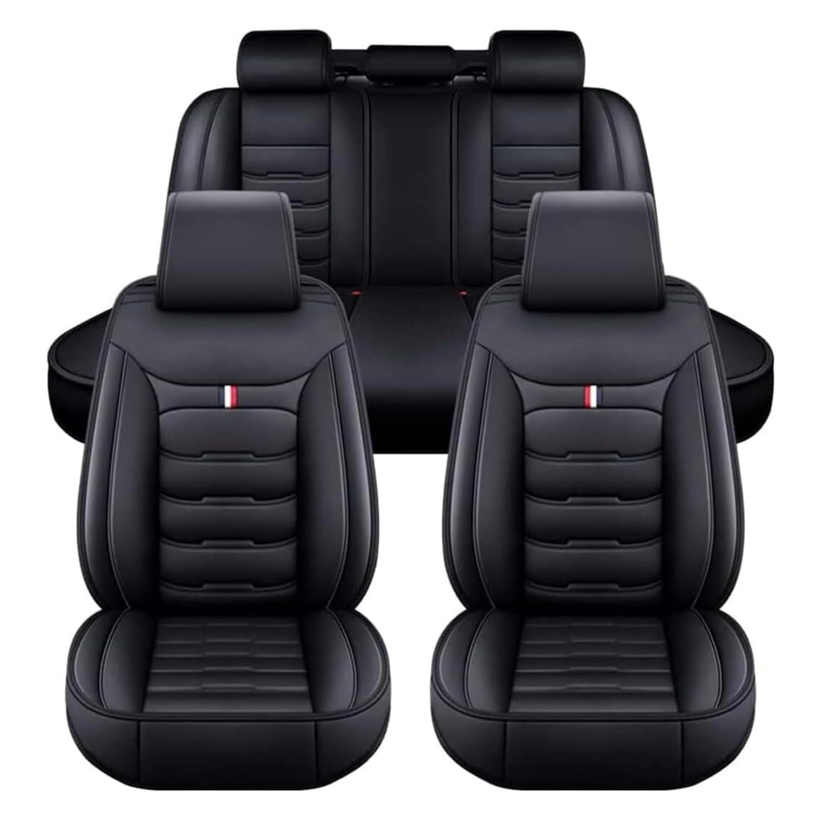 RPGPRLGYO Car Seat Covers Full Set, for Jeep Avenger/EV/Hybrid/4XE/4X4 2023 2024 2025 Full Set Automotive Seat Protectors Front and Rear Seat Covers Heavy Duty,B