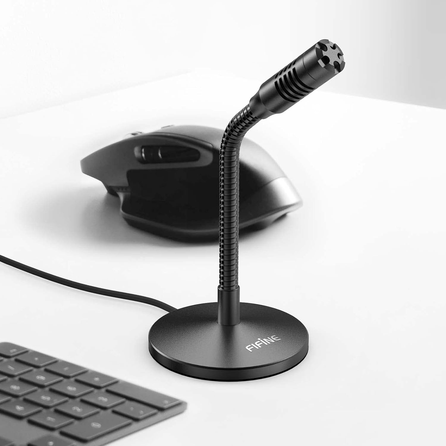 FIFINE Mini Gooseneck USB Microphone