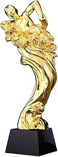 BAFAFA Swimming Trophy, Sports, Honor of Winners, Golden Trophy can be Customized, Testimony of Winners (Color : Gold, Size : 29 * 8cm) Trophy