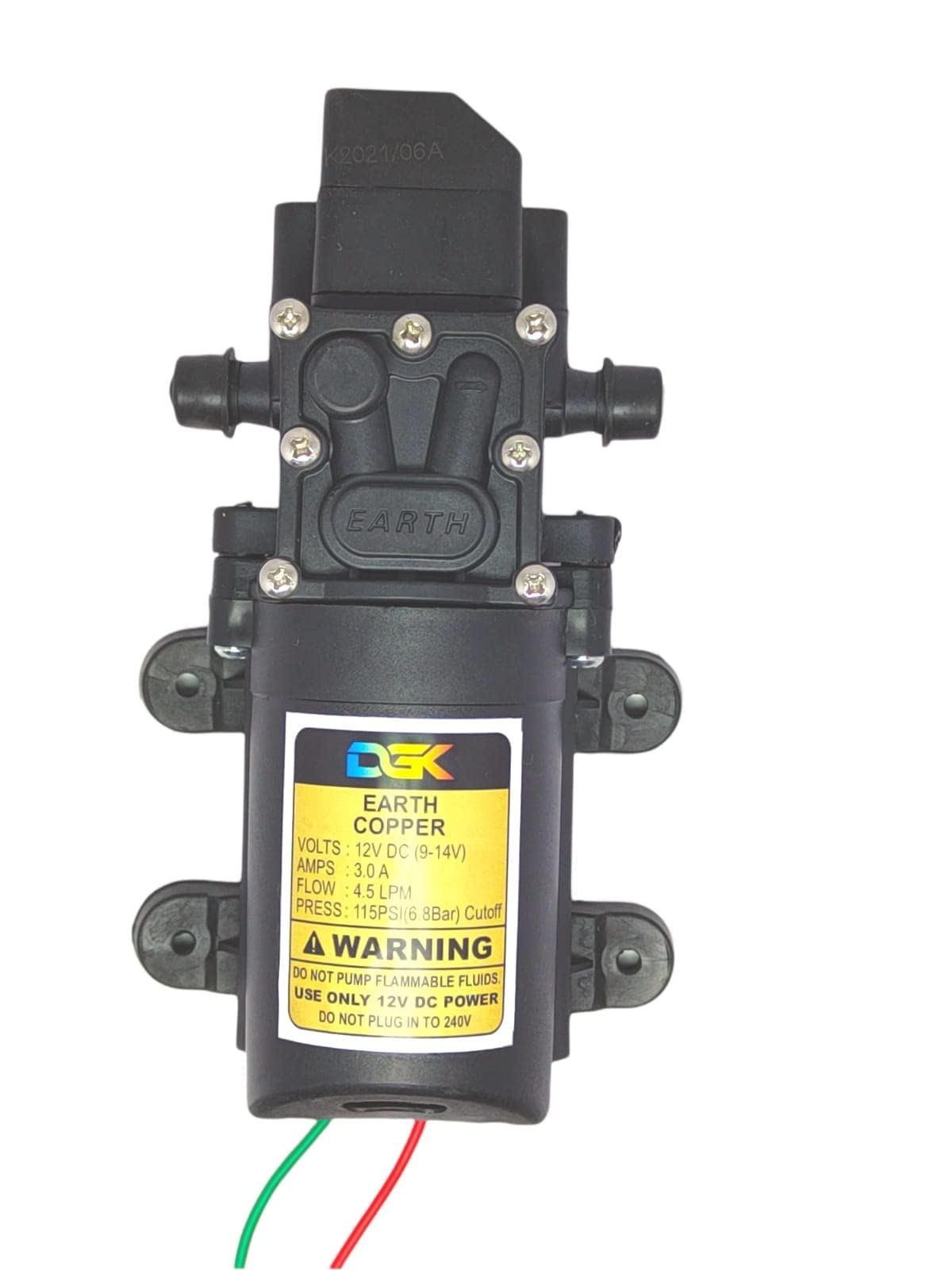 DGK 12v DC Water Pump Battery Sprayer Copper Motor High Performance/Diaphragm Water Pump And Also Used in Agriculture Mist Spray - Car wash- Bike Washing- Sanitizing & Gardening (B09HS9DCNL) Amazon Price History, Amazon Price Tracker