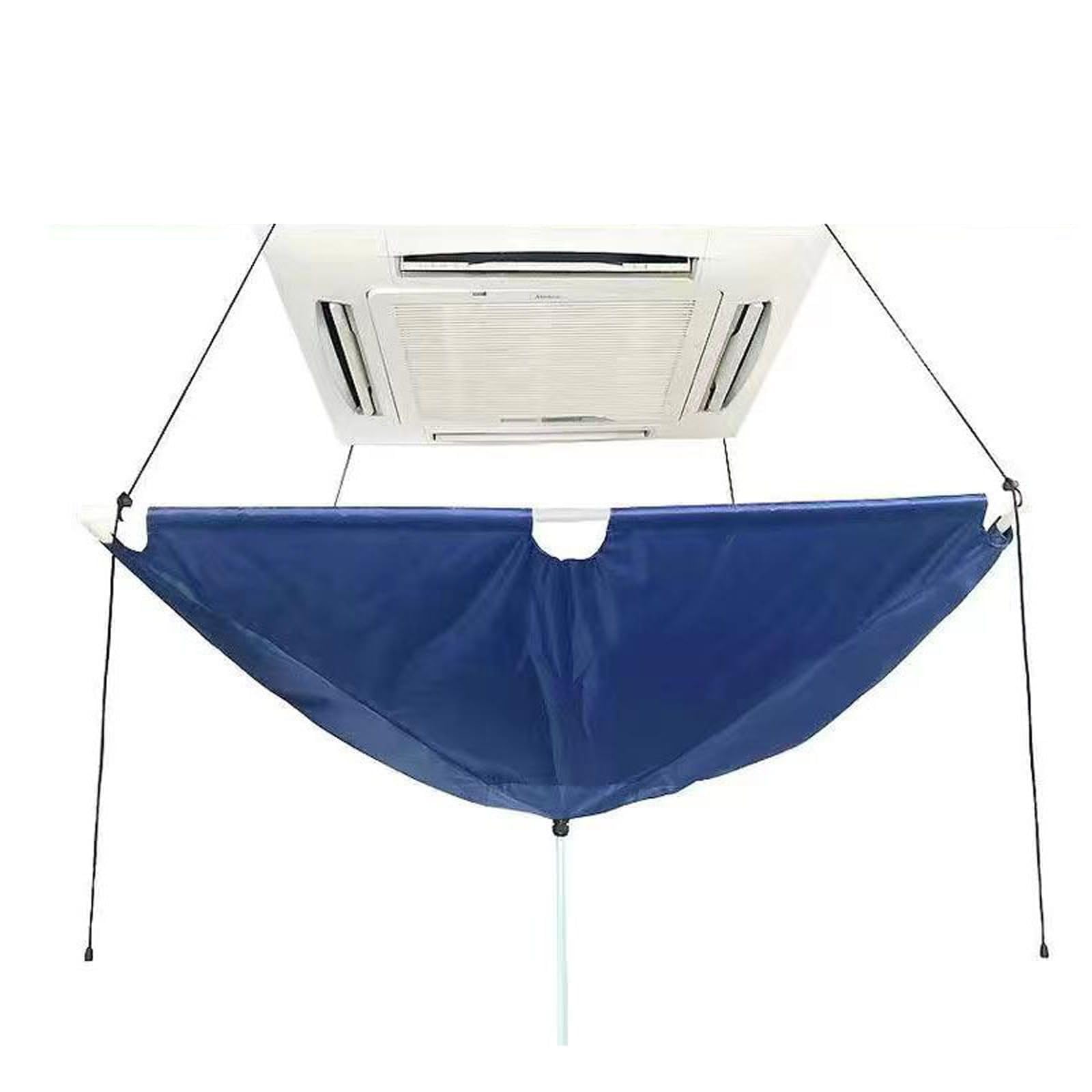 Housse de protection de nettoyage pour climatiseur de type plafond, sac de protection étanche à la poussière avec sortie de vidange,A