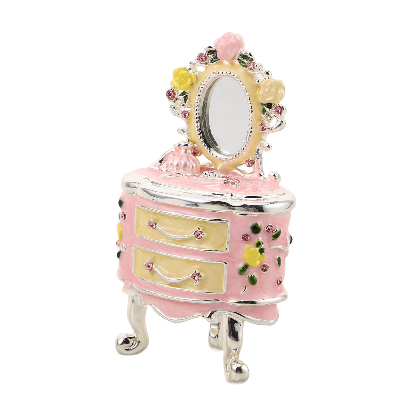 Organisateur de Colliers et Boîte à Bijoux avec Miroir pour votre Coiffeuse