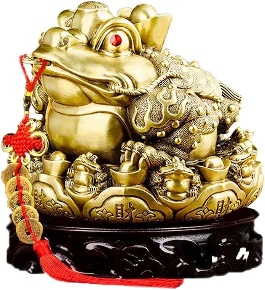 Amazon.co.jp: 三脚蛙 三本脚の蛙 三脚蟾蜍 集宝盆三脚蛙 銭蛙 カエル