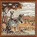 Produktbild Riolis Stickpackung Stickbild Zebras in der Savanne 1143, gezählter Kreuzstich