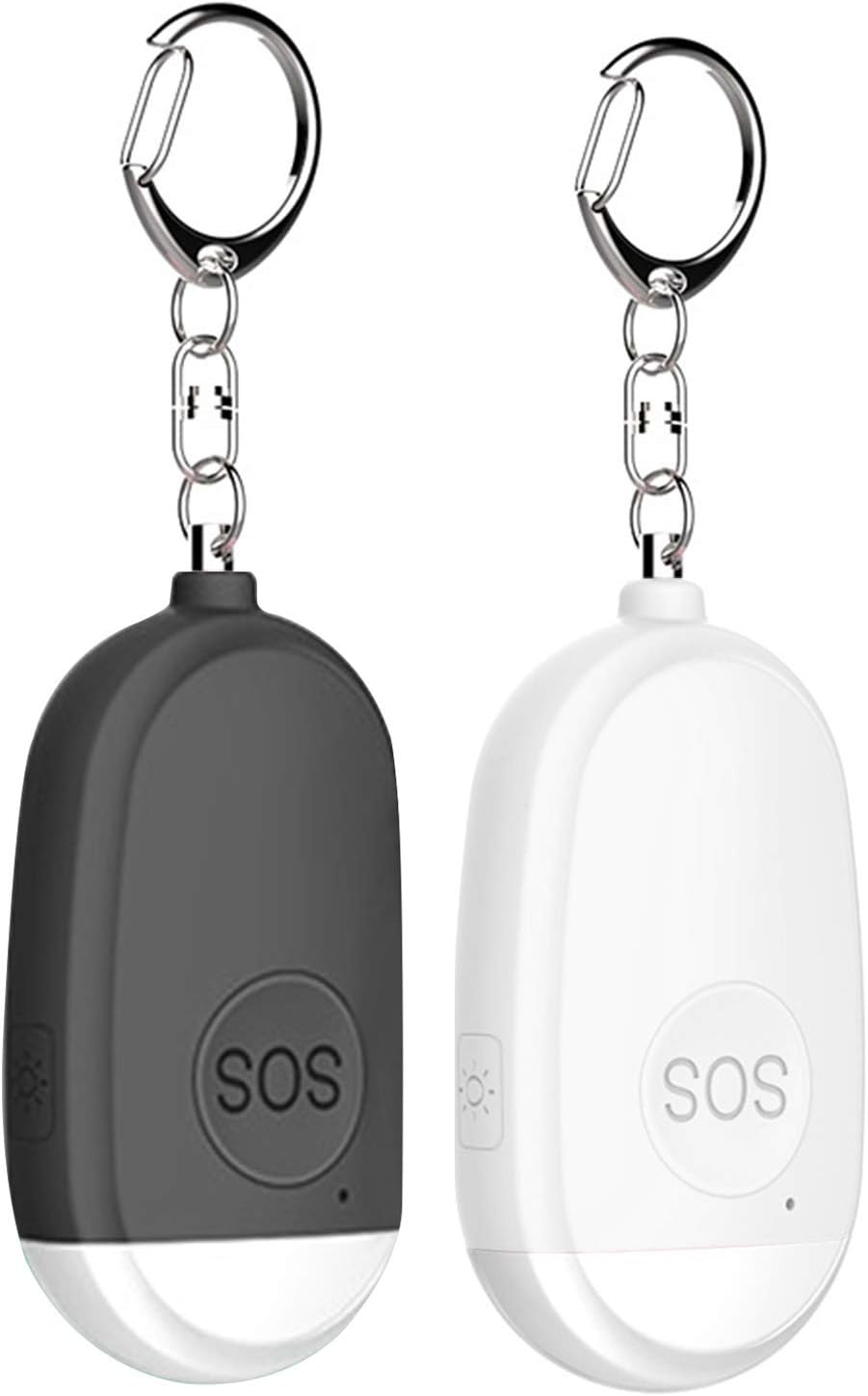 Yokawe Lot de 2 alarmes personnelles 130 dB Alarme de poche avec