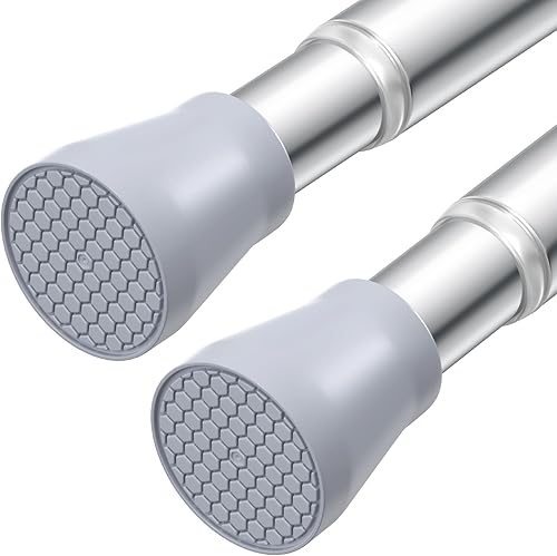 Miniatura 1 de 2 barras de cortina de tensión de 28 a 48 pulgadas, barra de tensión de resorte antideslizante, barra de tensión ajustable, sin taladro, barra de