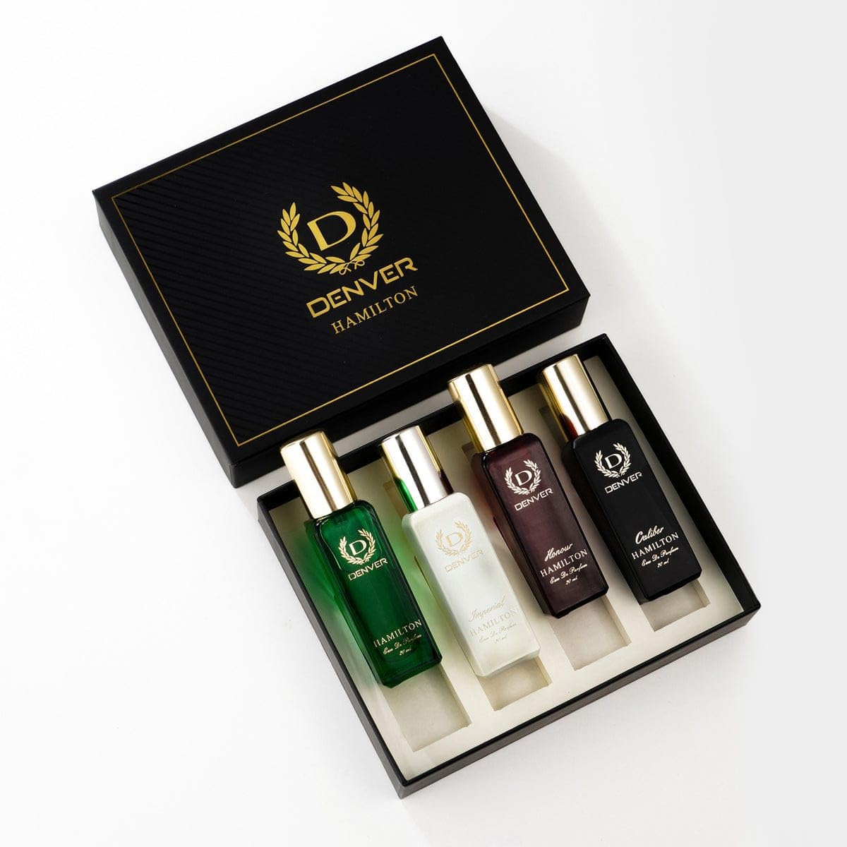 Denver Hamilton Luxury Perfume Gift Set for Men, 4 Fragrances - Caliber, Imperial, Hamilton, Honour-picture-16