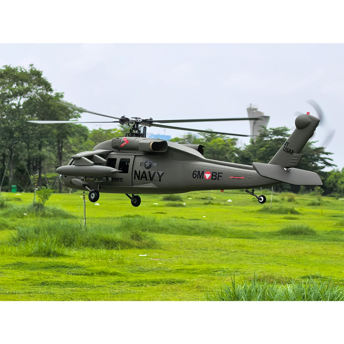 FL500 UH-60 RC elicottero, 500-Class 2.4G 6CH Scala RC modello di aereo con Flishrc L7 Flight Controller, 4 modalità di posizionamento GPS e cabina di pilotaggio realistica, regali per gli